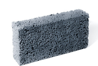 Керамзитобетонный блок перегородочный «Премиум» полнотелый 390х90х190 мм